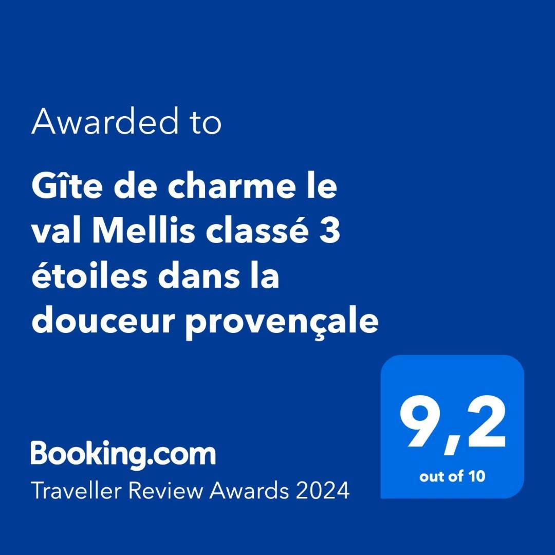 Gite De Charme Le Val Mellis Classe 3 Etoiles Dans La Douceur Provencale Vaumeilh Екстериор снимка